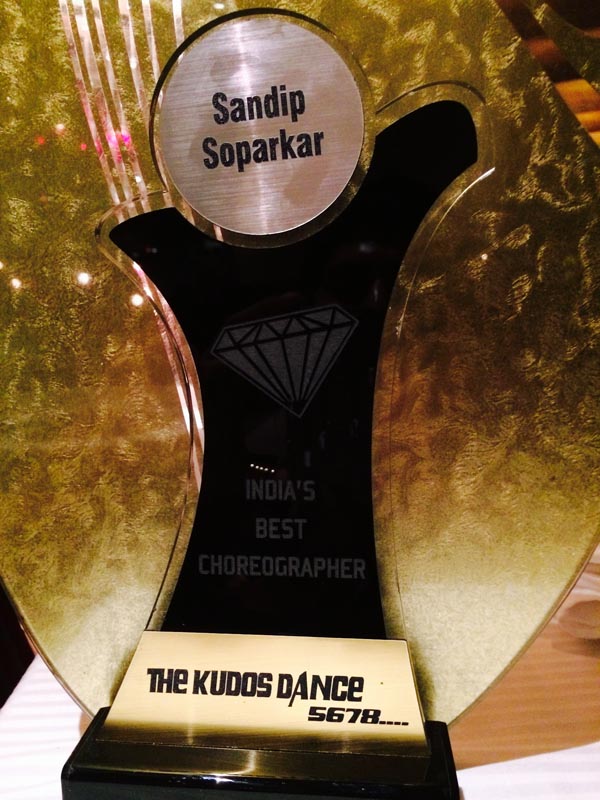 Sandip Soparrkar received Kudos Dance Award4