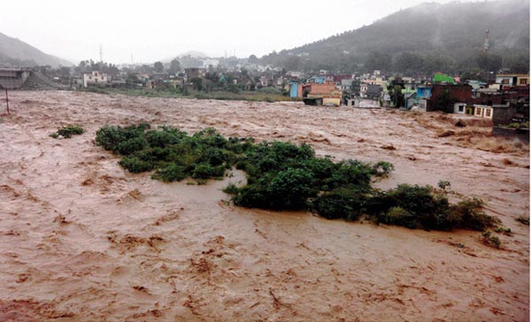 Flash floods in Jammu