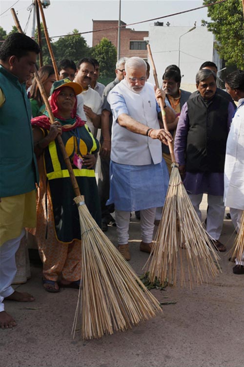 PM at Valmiki Basti