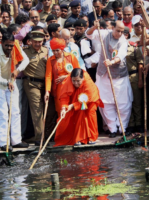 Rajnath Singh in Lucknow