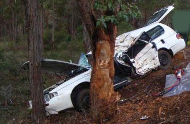 Car-hits-tree