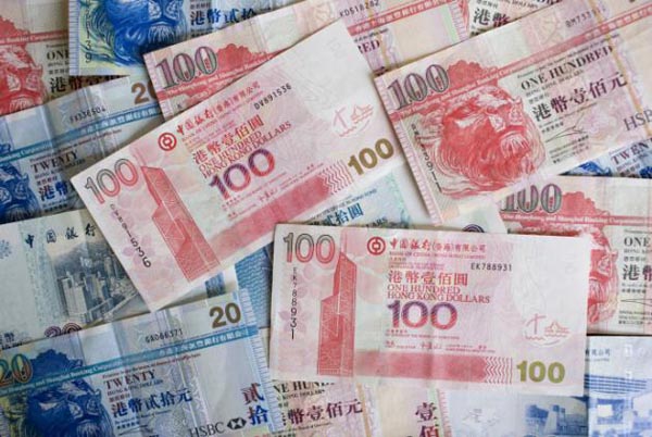 Hong Kong Dollars, China
