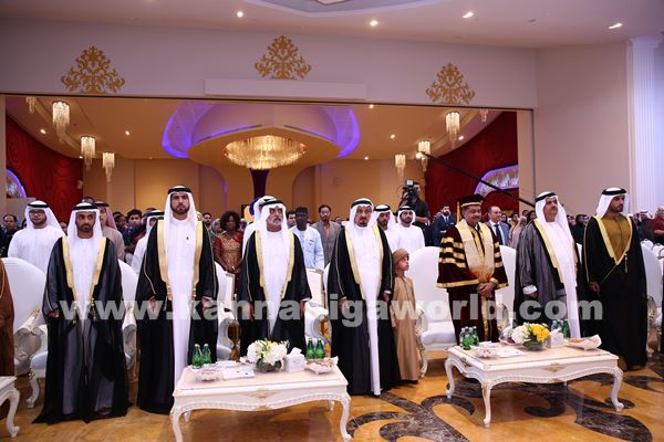 GMC Sheikh Humaid Bin Rashid Al Nuaimi Confers Degrees_Dec 10-2015-008