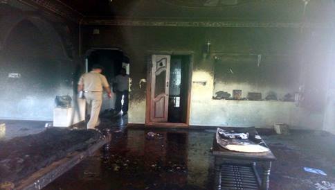 Manchinahalli  where Family was Set Fire