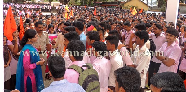 Kundapura_ABVP Protest_Mangalore Univercity (11)