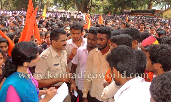 Kundapura_ABVP Protest_Mangalore Univercity (12)