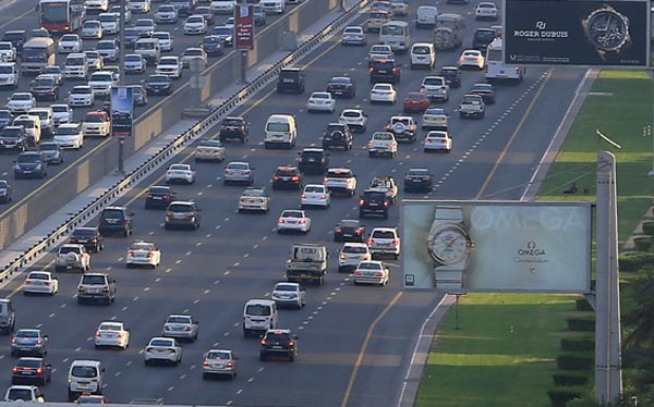 Sheikh Zayed Traffic in Dubai