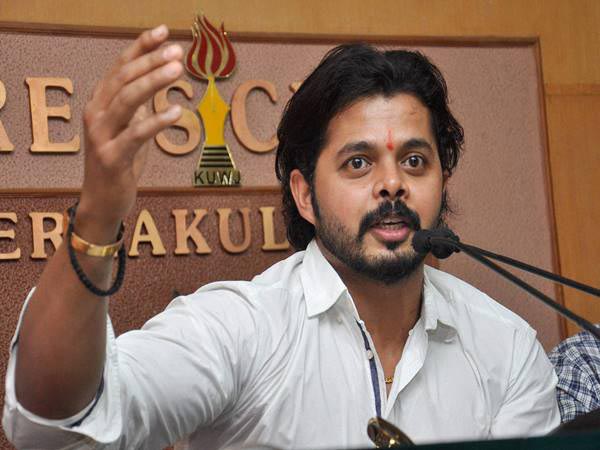 Kochi: Cricketer S Sreesanth interacts with media at the Ernakulam Press Club in Kochi on Tuesday. PTI Photo (PTI7_28_2015_000175B)