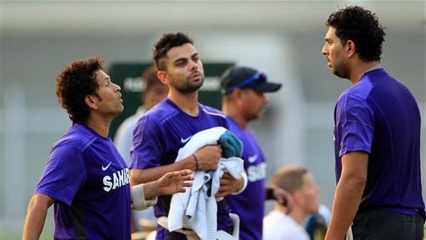 Sachin Tendulkar, Virat Kohli, Yuvraj Singh